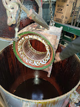 Small stator dipping