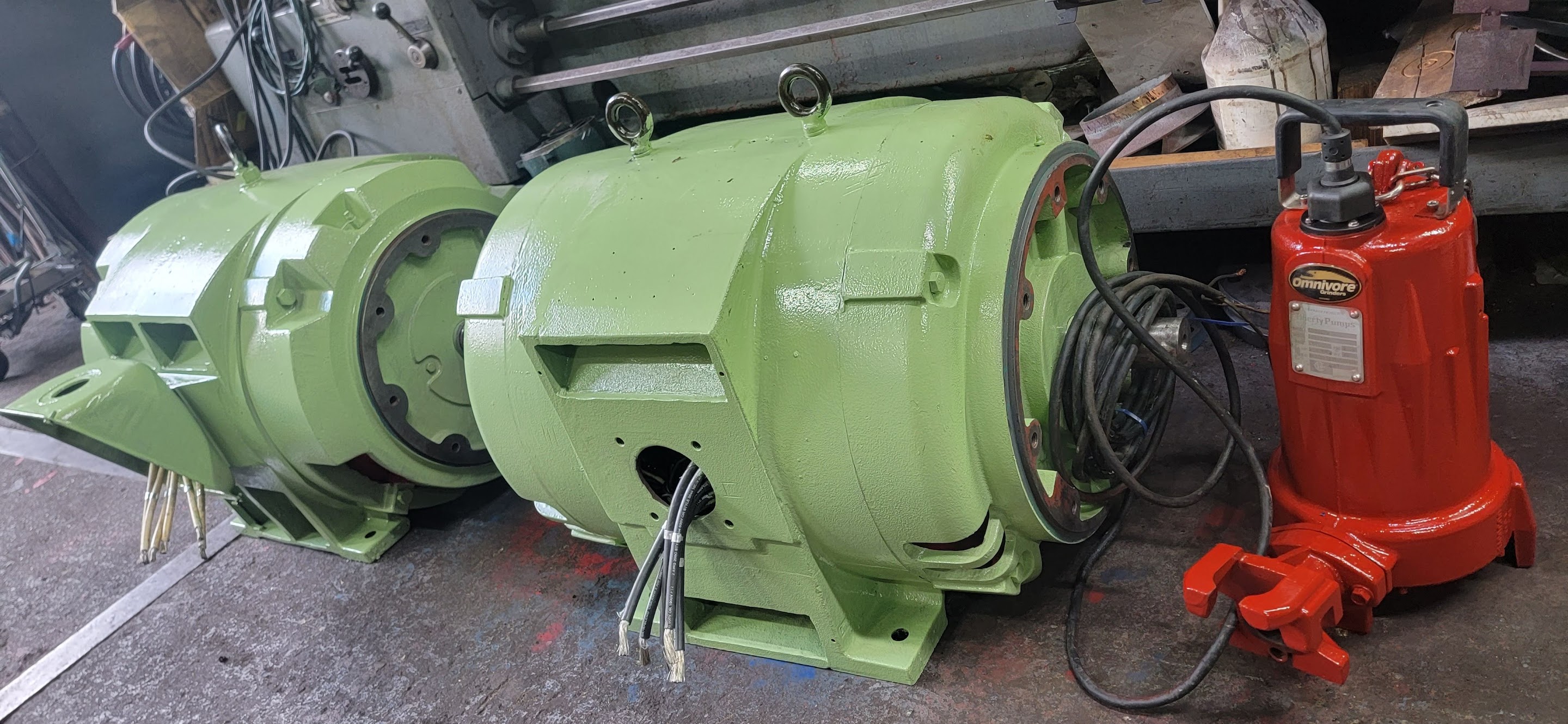Industrial electric motor repair NYC — manufacturing facility