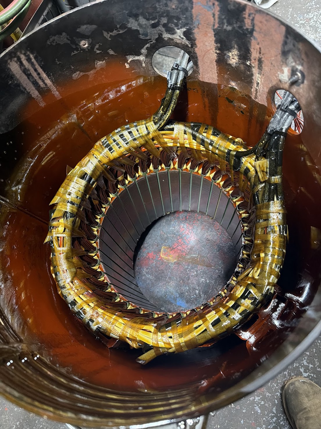 Industrial electric motor repair NYC — manufacturing facility